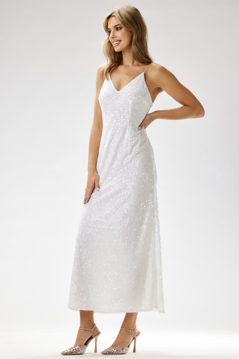 Vestito lungo model 204259 awama - Miniatura 4