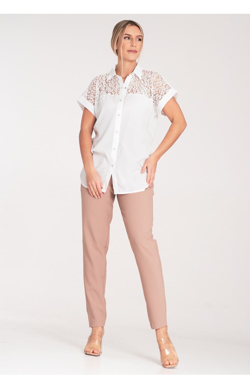 Camicia a manica corta model 204320 Figl - Miniatura 2