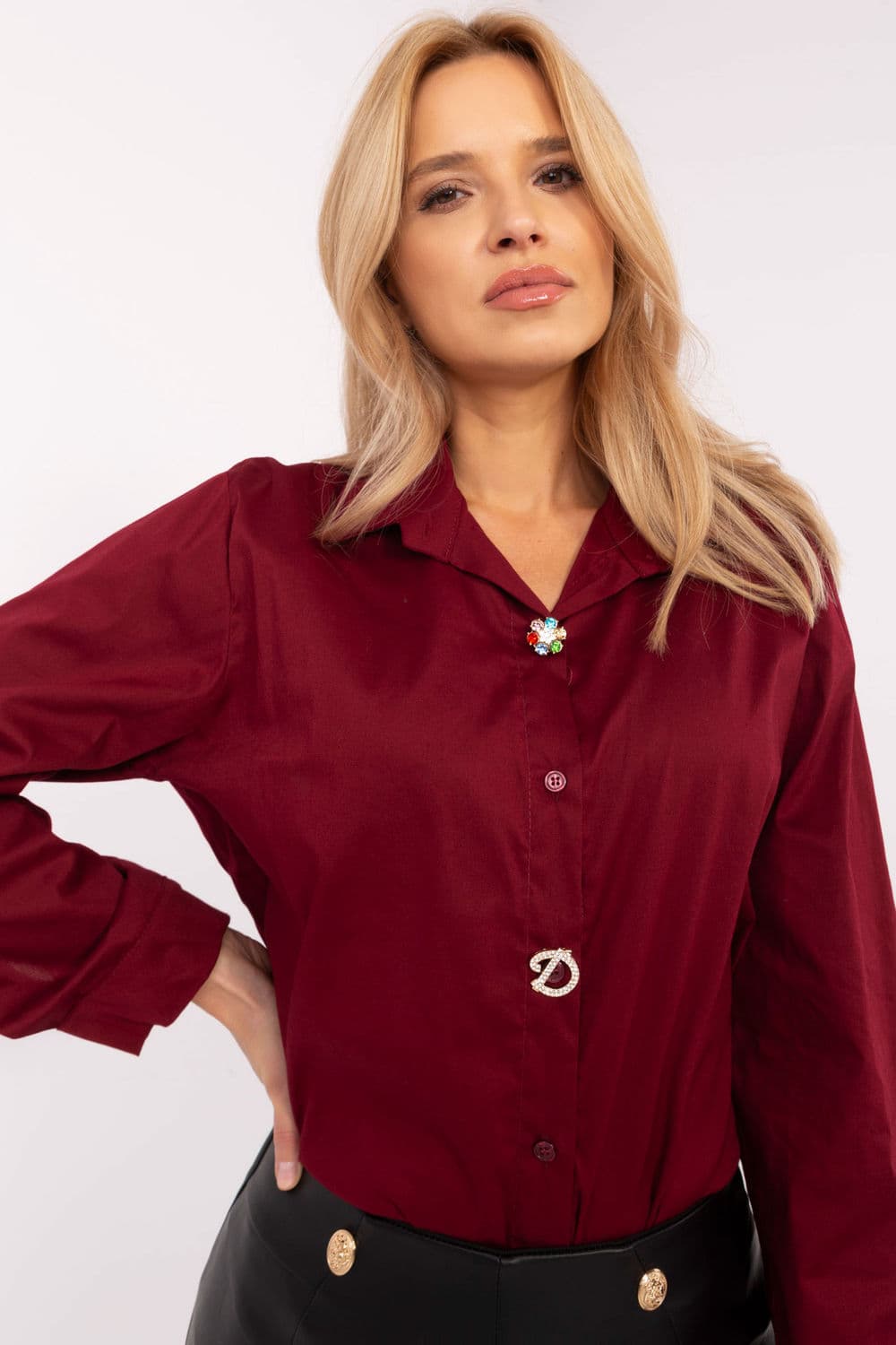 Camicia a manica lunga  model 204380 Italy Moda