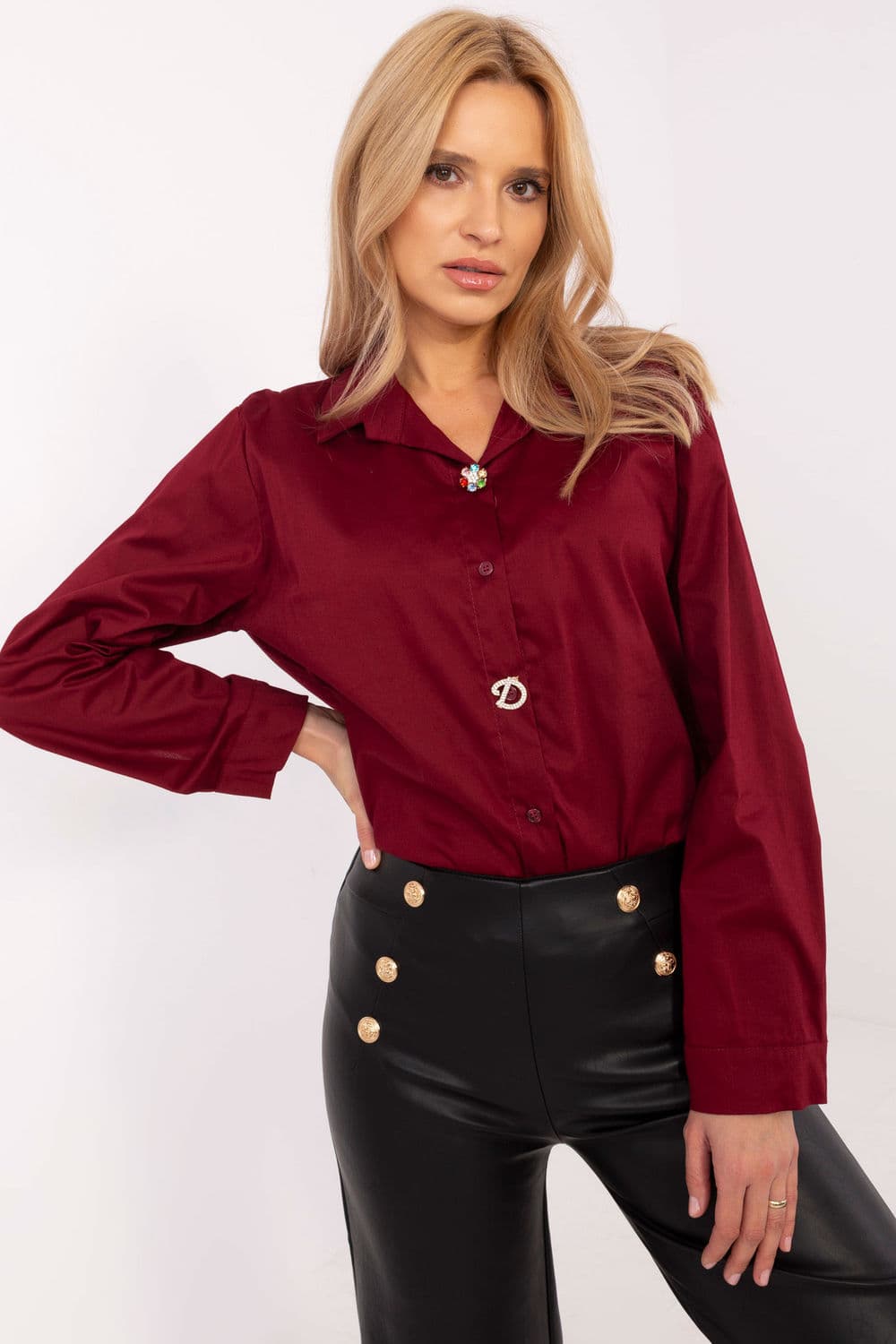 Camicia a manica lunga  model 204380 Italy Moda - Miniatura 2
