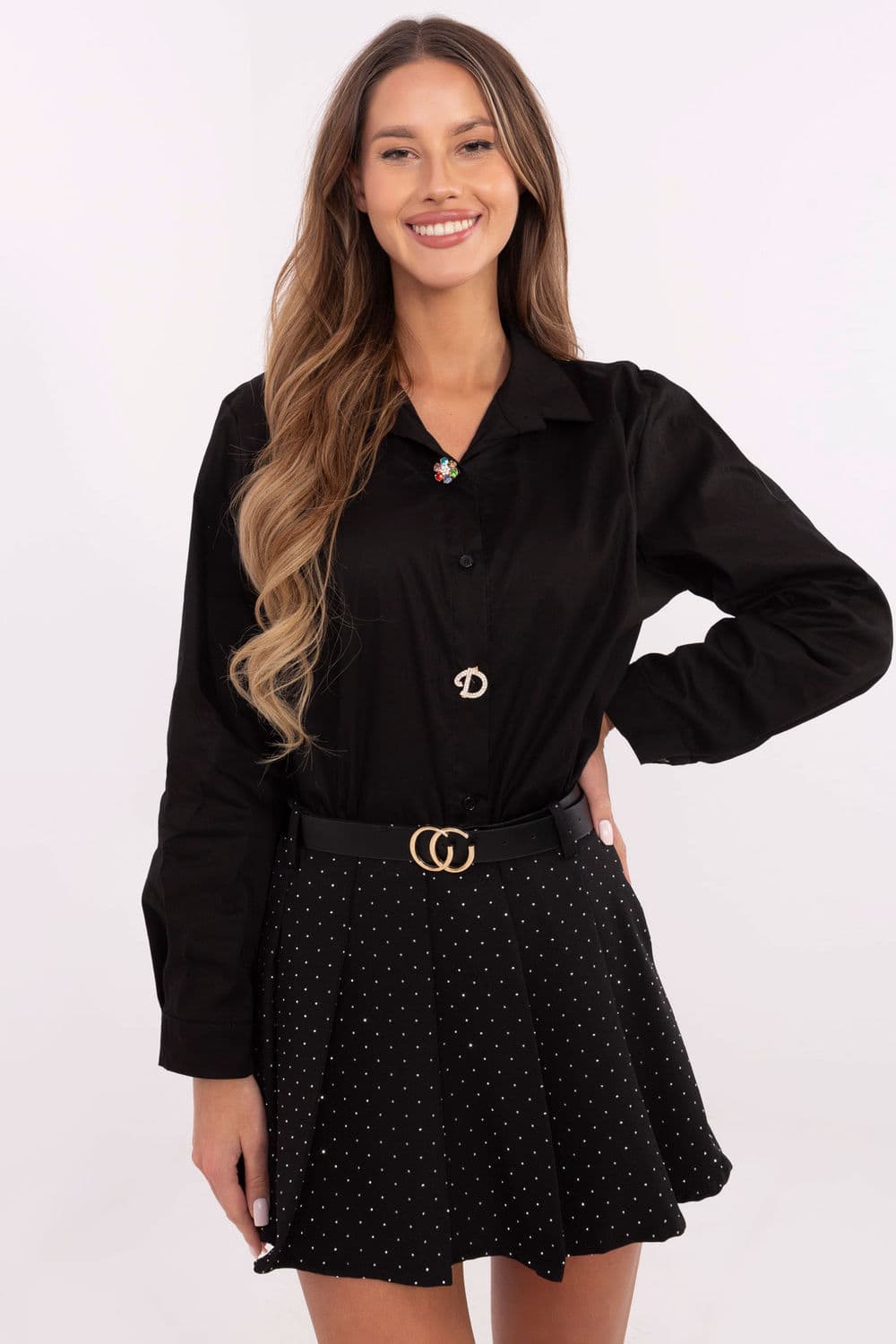 Camicia a manica lunga  model 204396 Italy Moda