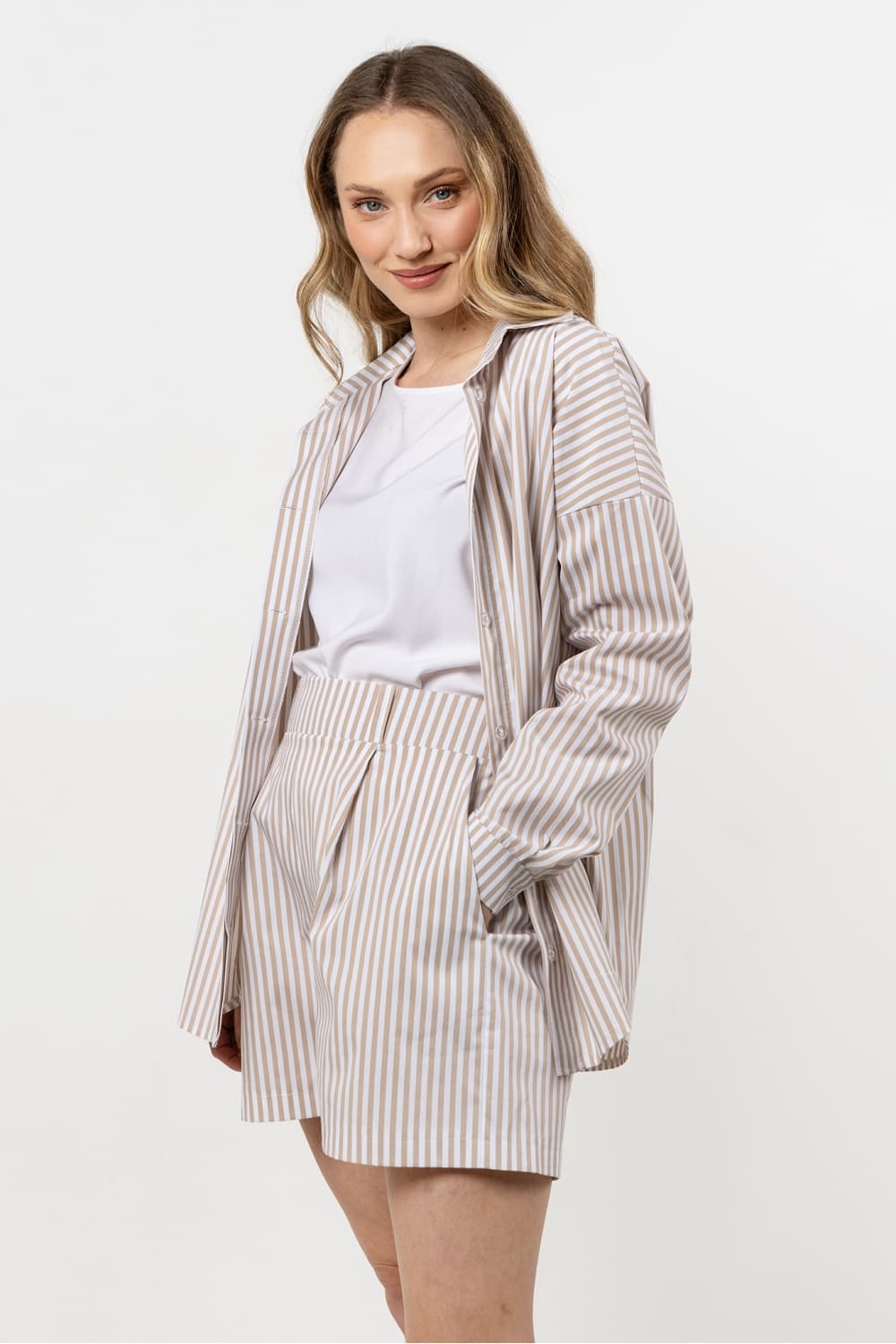 Camicia a manica lunga  model 212201 awama - Miniatura 4