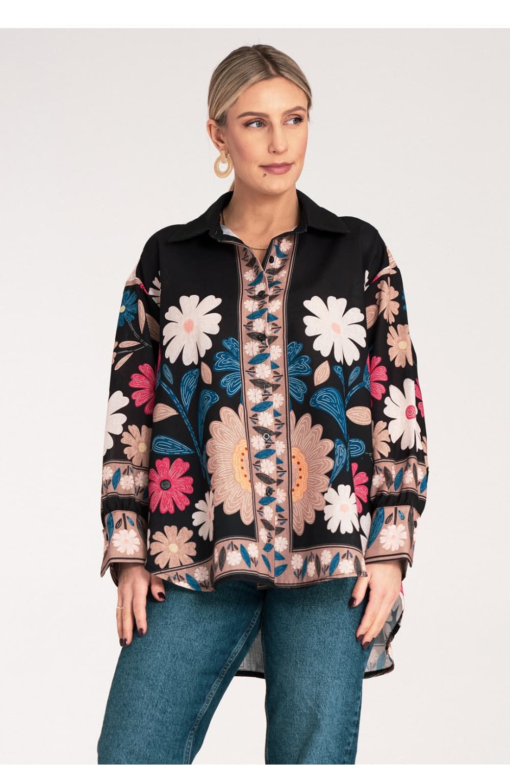 Camicia a manica lunga  model 214919 Figl