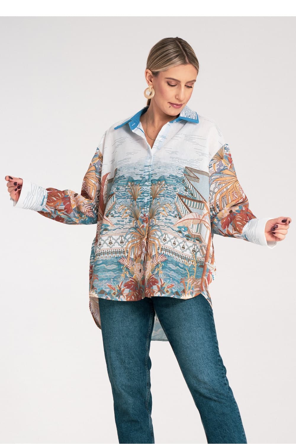 Camicia a manica lunga  model 214920 Figl