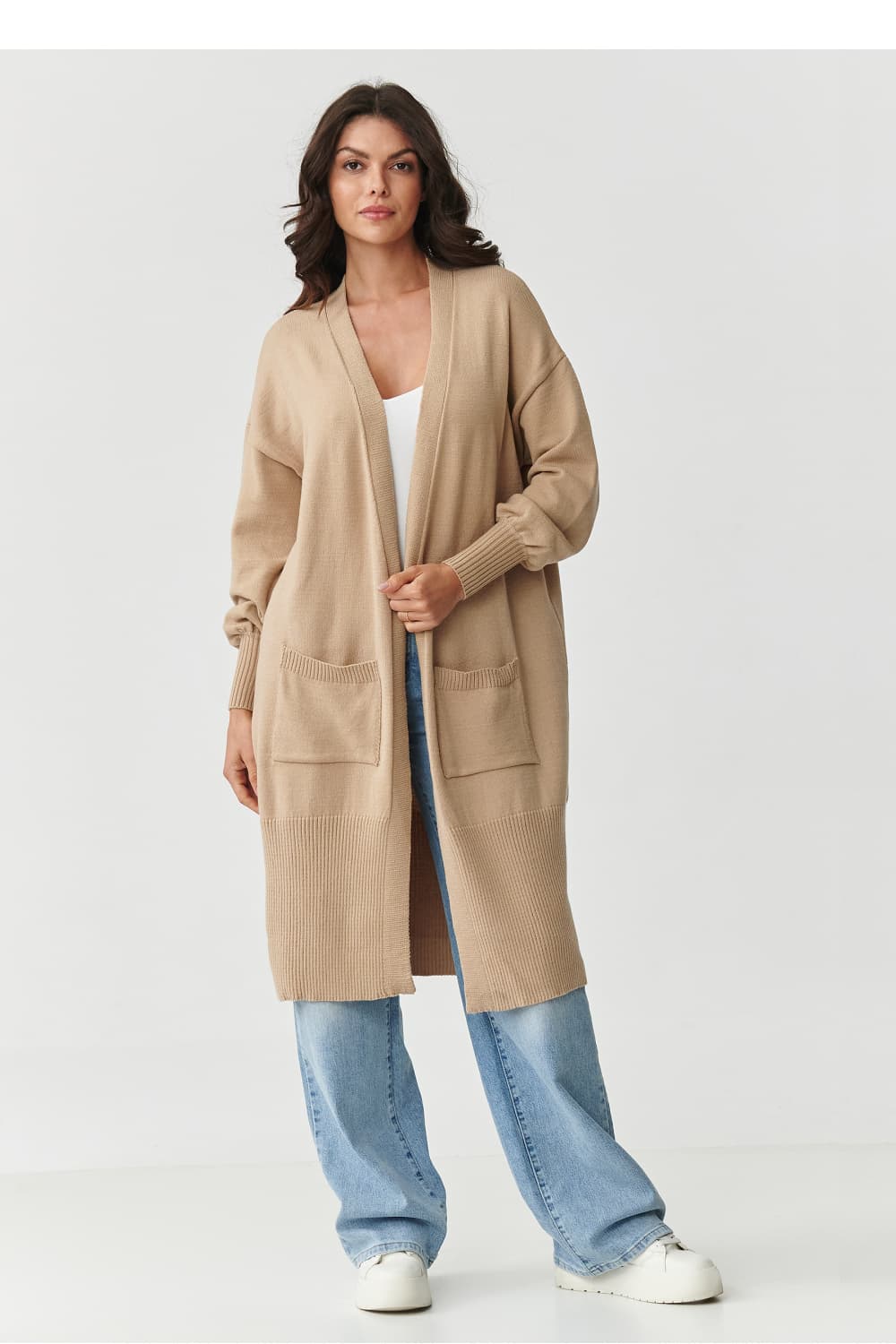 Cardigan model 218105 Makadamia - Miniatura 2