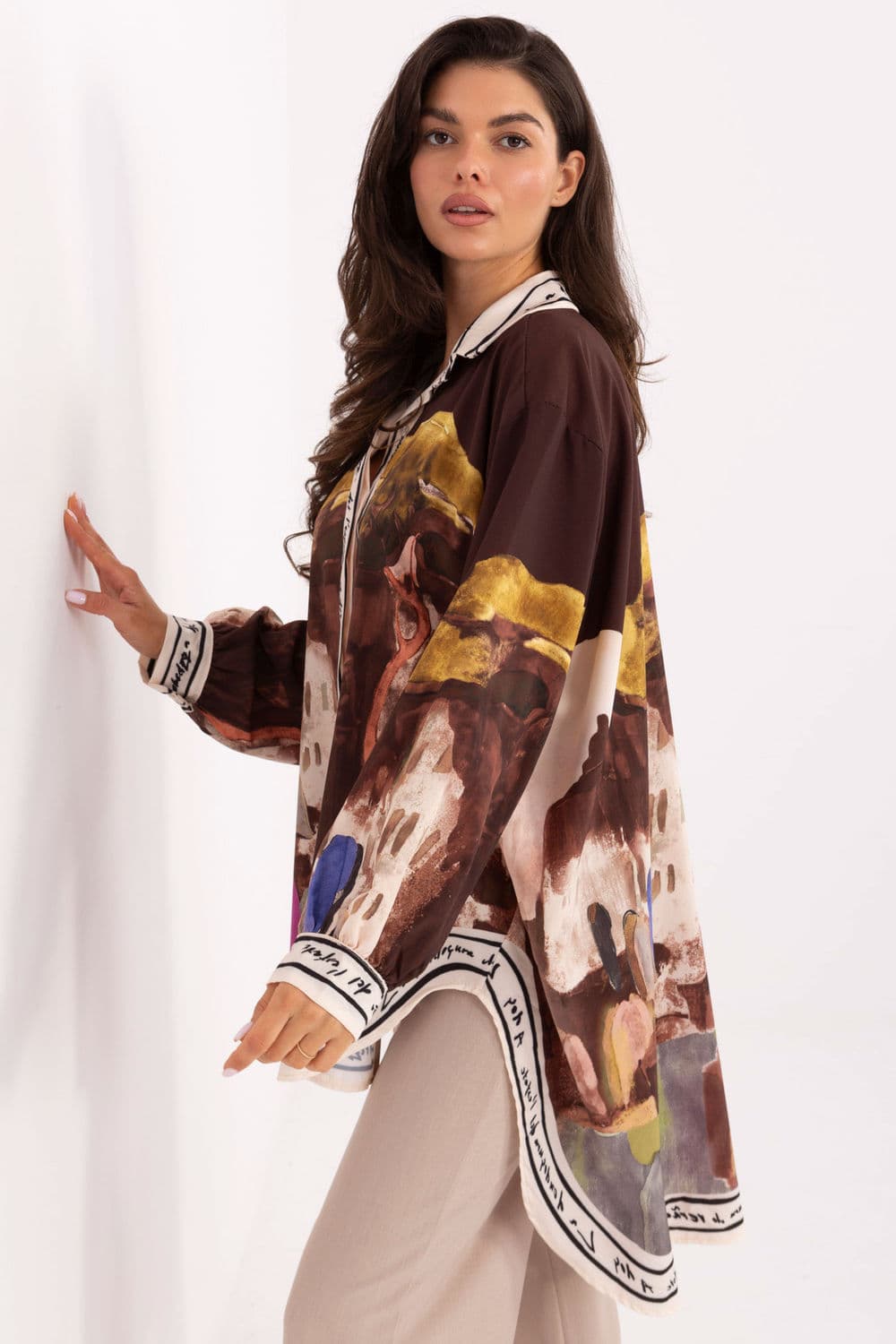 Camicia a manica lunga  model 218396 Rue Paris - Miniatura 2