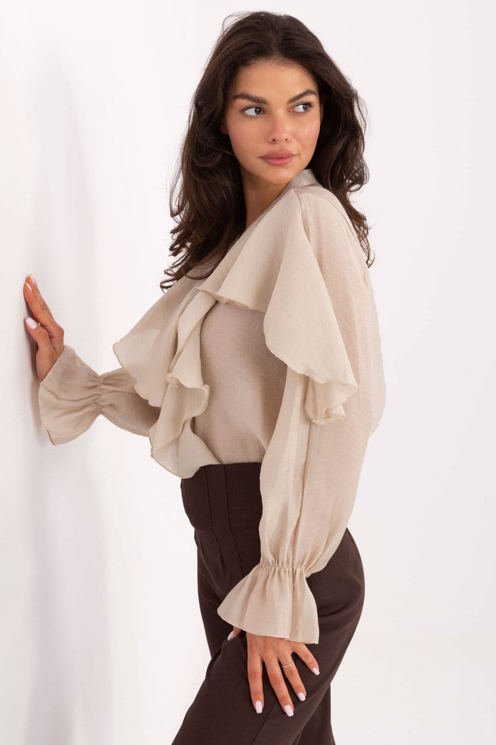 Camicia a manica lunga  model 218413 Rue Paris - Miniatura 2