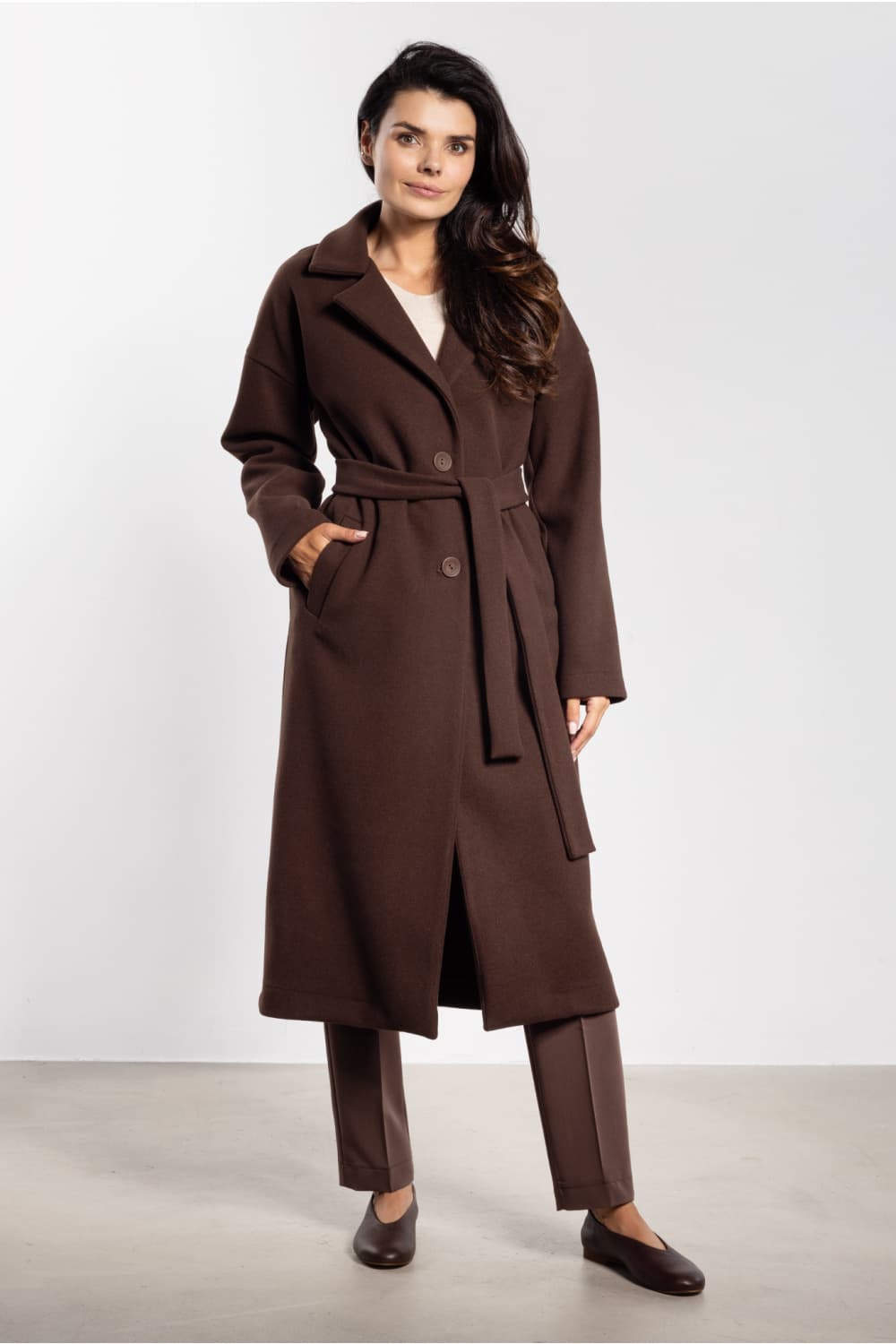 Cappotto model 218967 awama - Miniatura 2