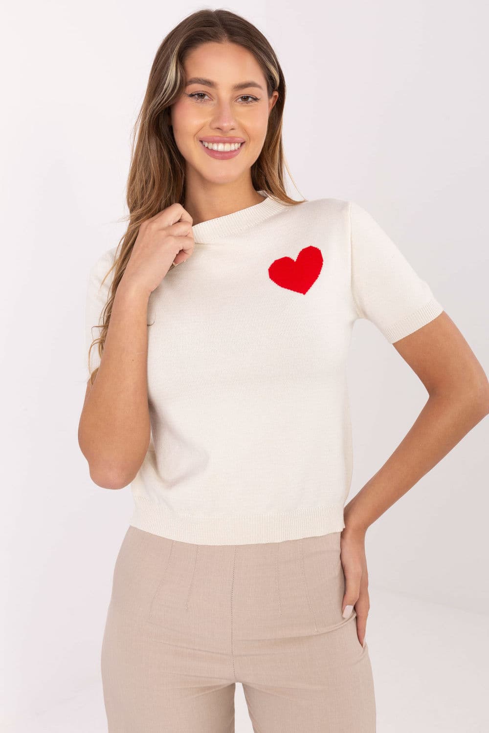 Maglione a manica corta model 219972 Factory Price - Miniatura 4
