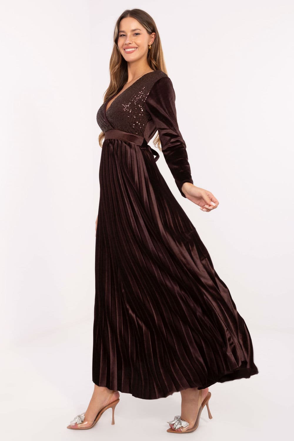 Vestito lungo model 220046 Italy Moda - Miniatura 2