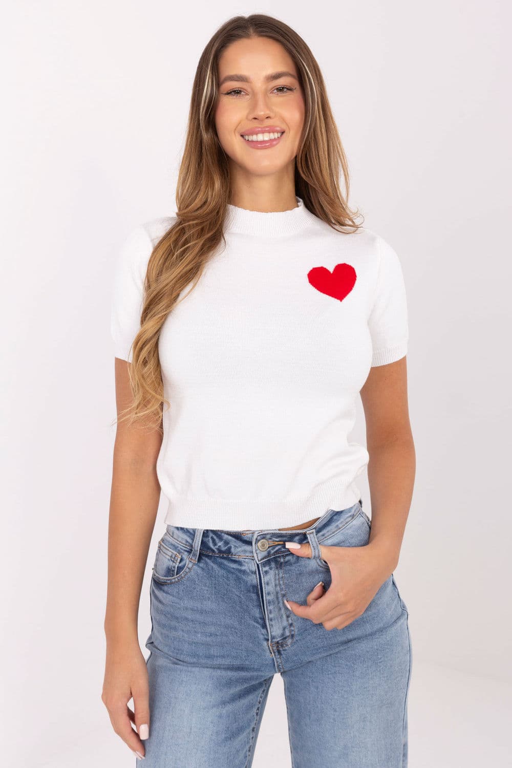 Maglione a manica corta model 220372 Factory Price