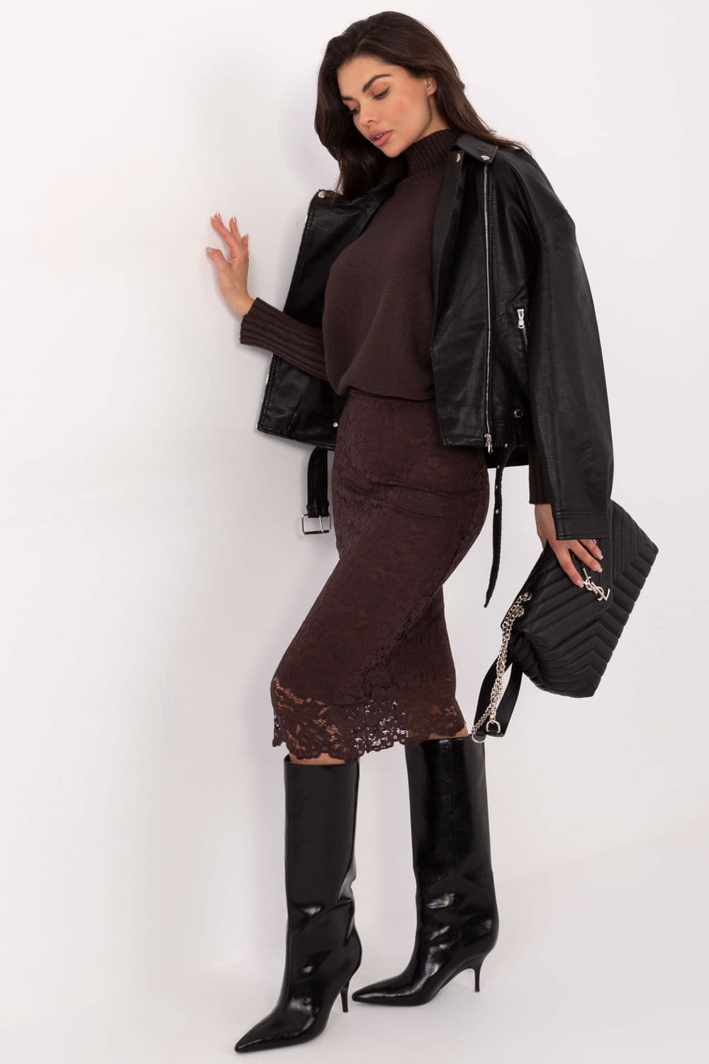 Gonna di pizzo model 220434 Rue Paris - Miniatura 2