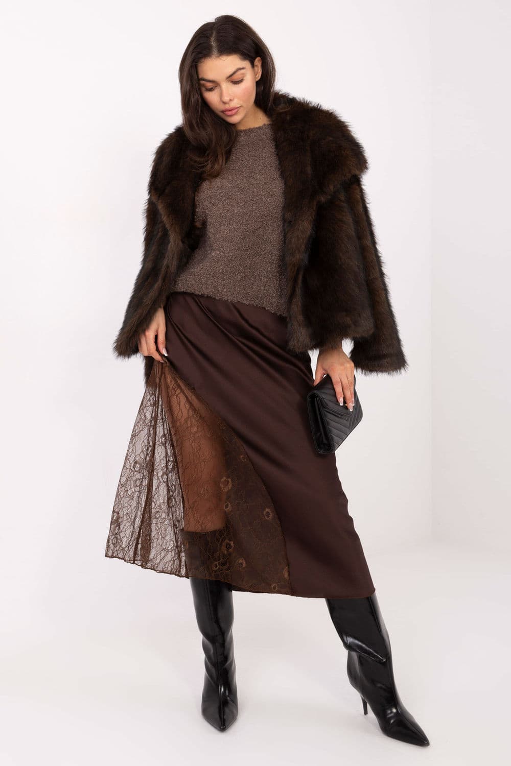 Gonna di pizzo model 220884 Rue Paris