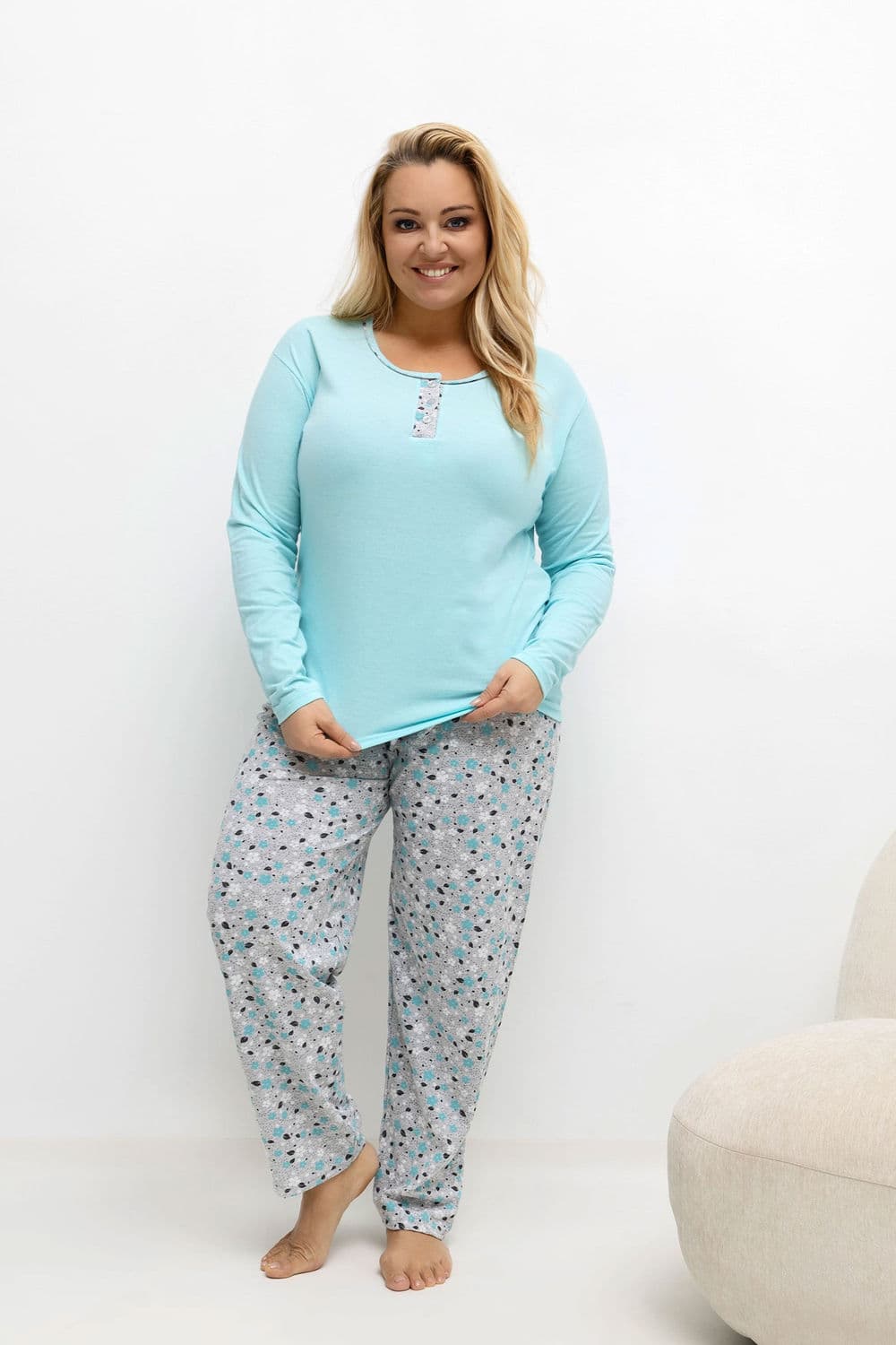 Pigiama Taglie Forti model 221184 Forever Pink - Miniatura 2