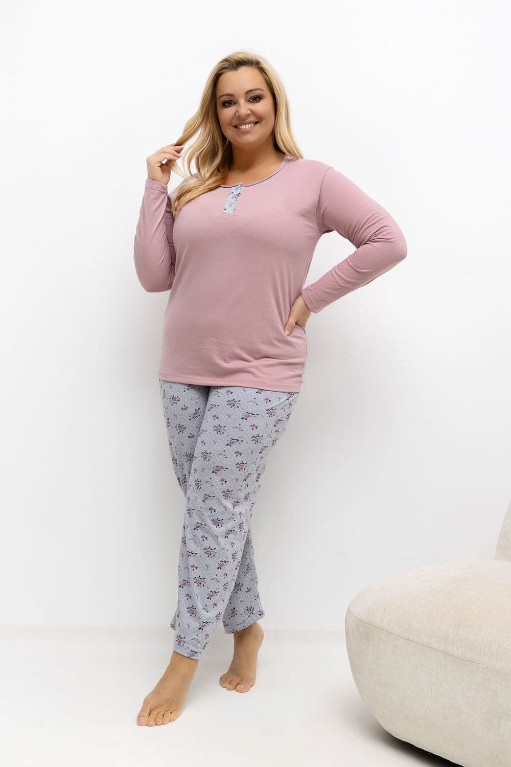Pigiama Taglie Forti model 221196 Forever Pink