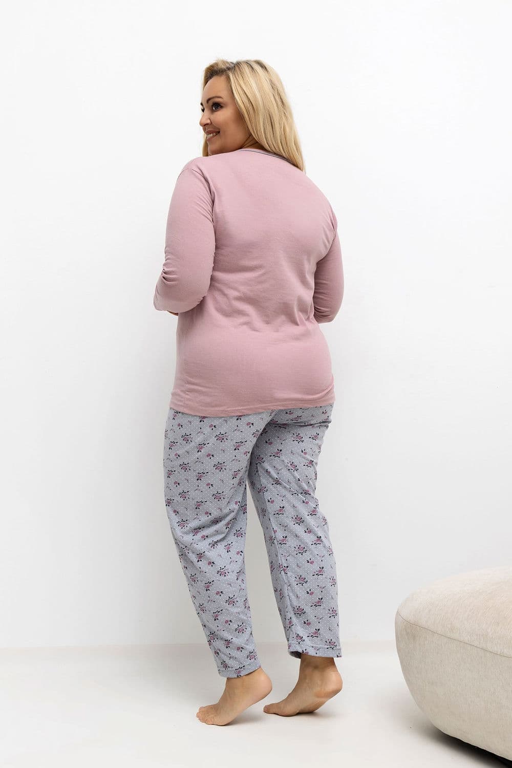 Pigiama Taglie Forti model 221196 Forever Pink - Miniatura 2