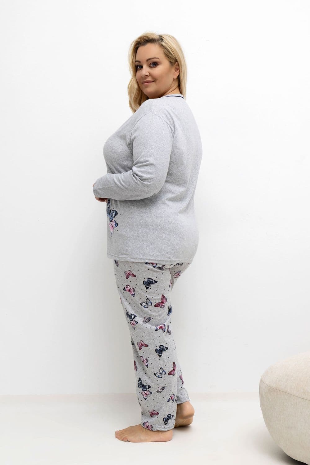 Pigiama Taglie Forti model 221199 Forever Pink - Miniatura 3