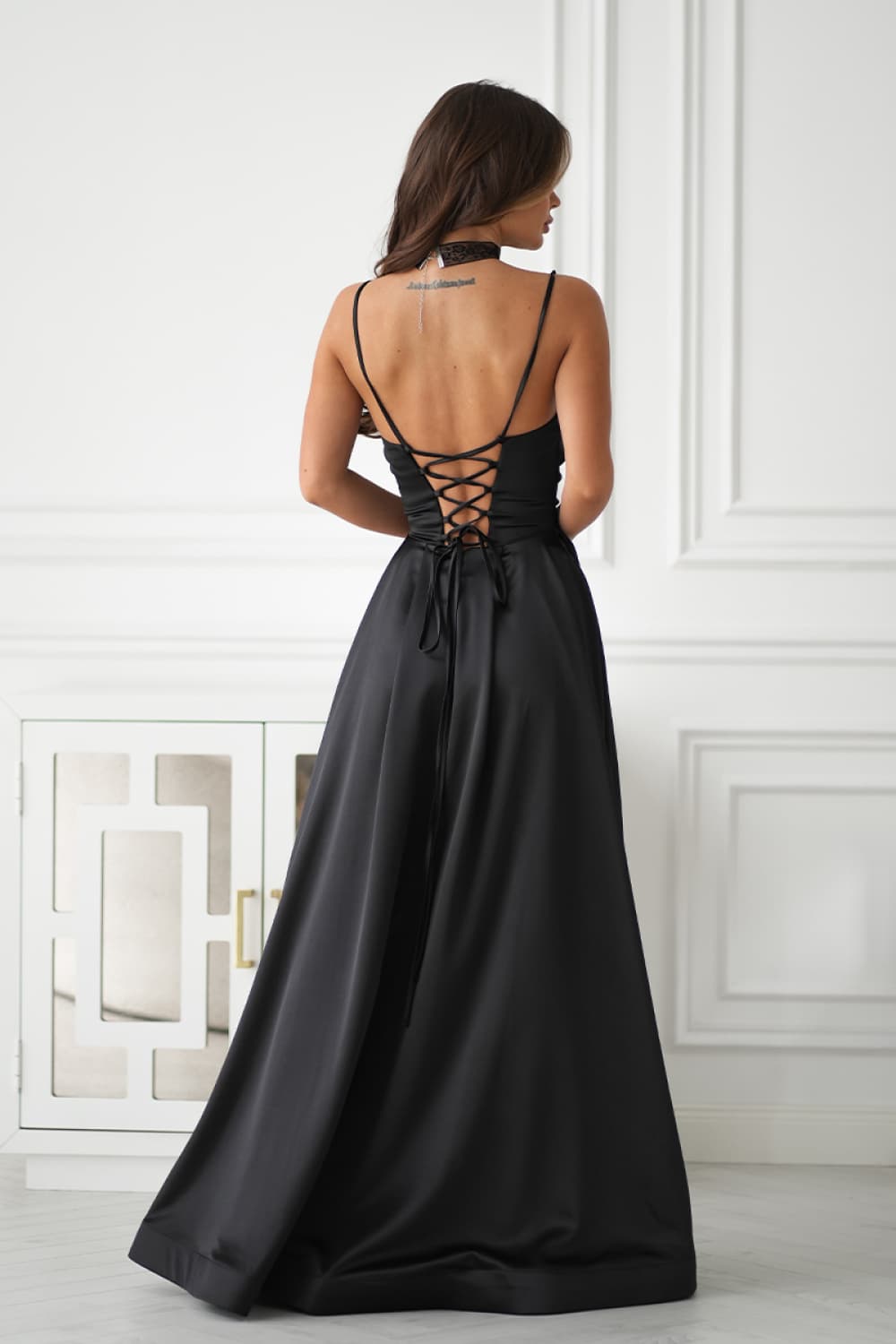 Vestito lungo model 221609 Bicotone - Miniatura 3