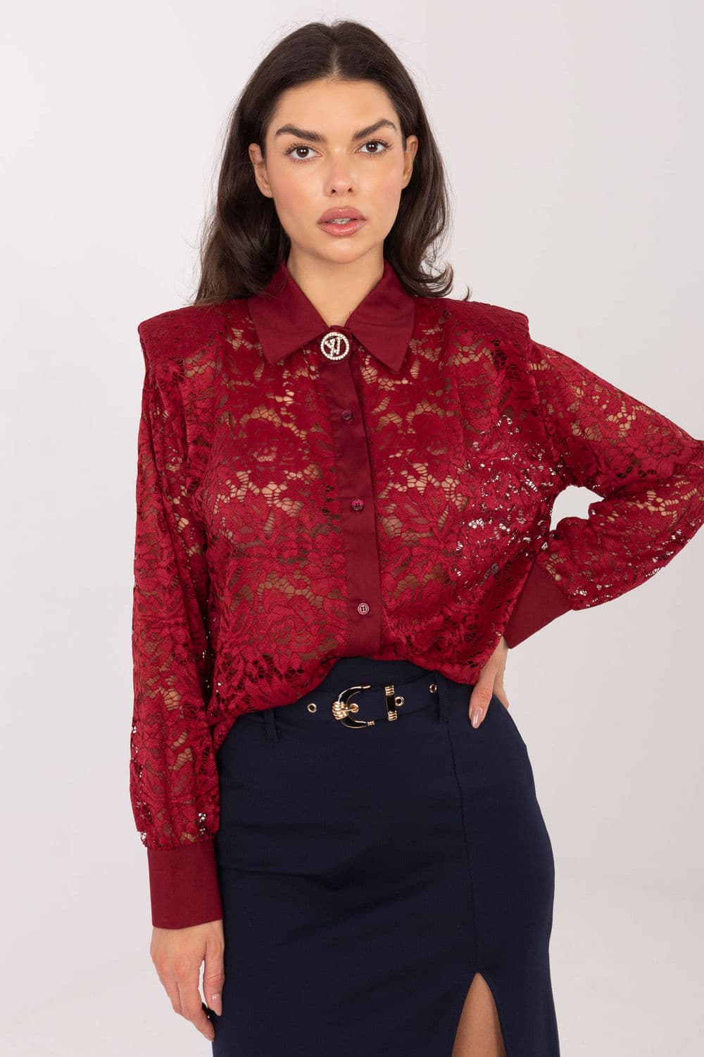Camicia a manica lunga  model 222319 Italy Moda