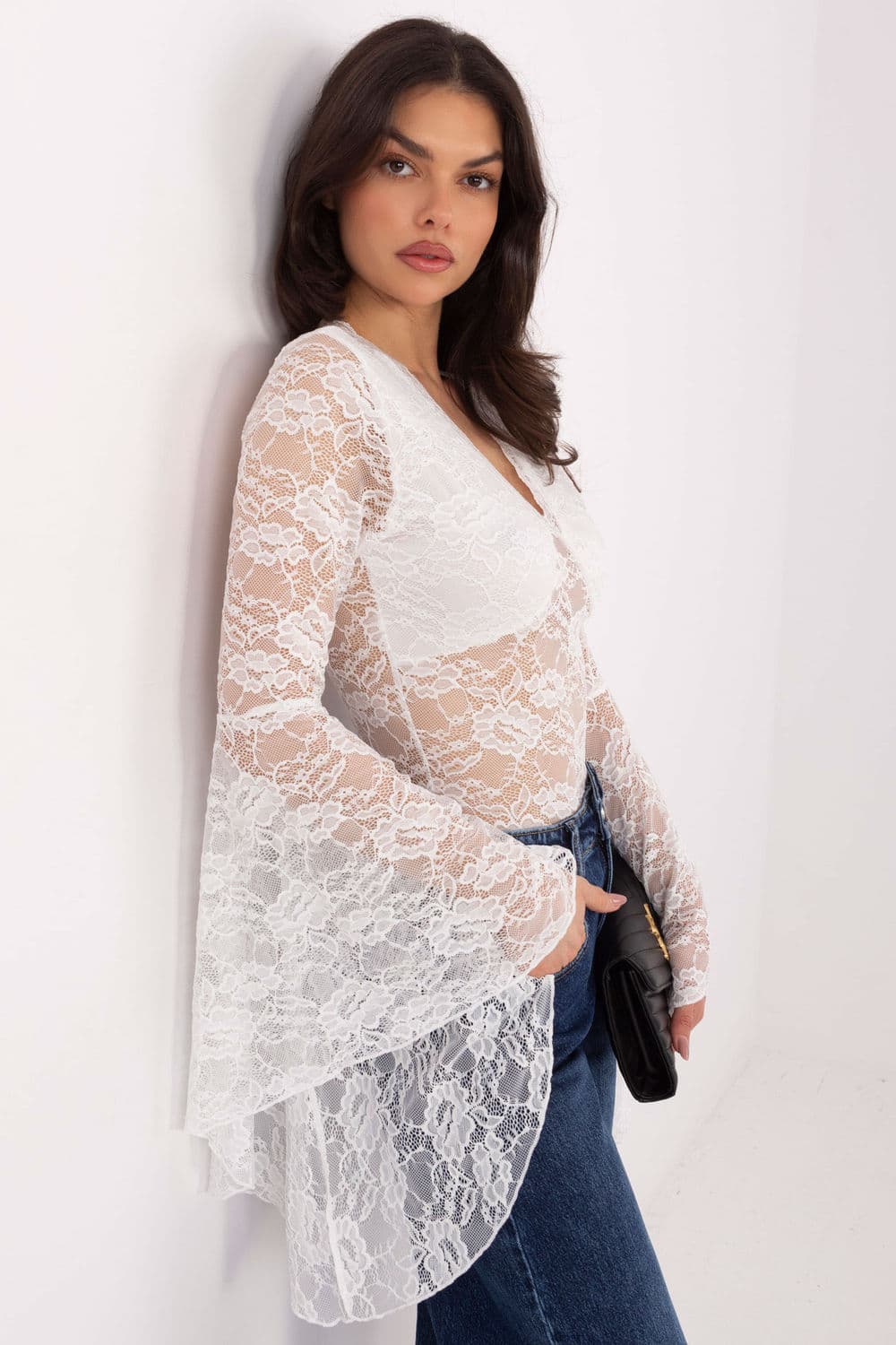 Top in pizzo model 222810 Factory Price - Miniatura 2