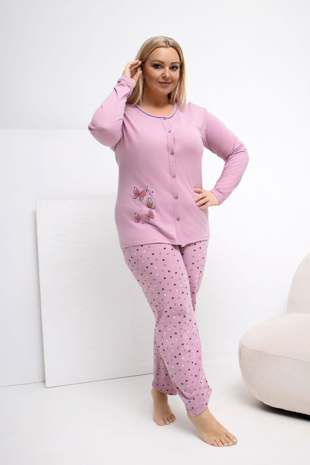Pigiama Taglie Forti model 223304 Forever Pink