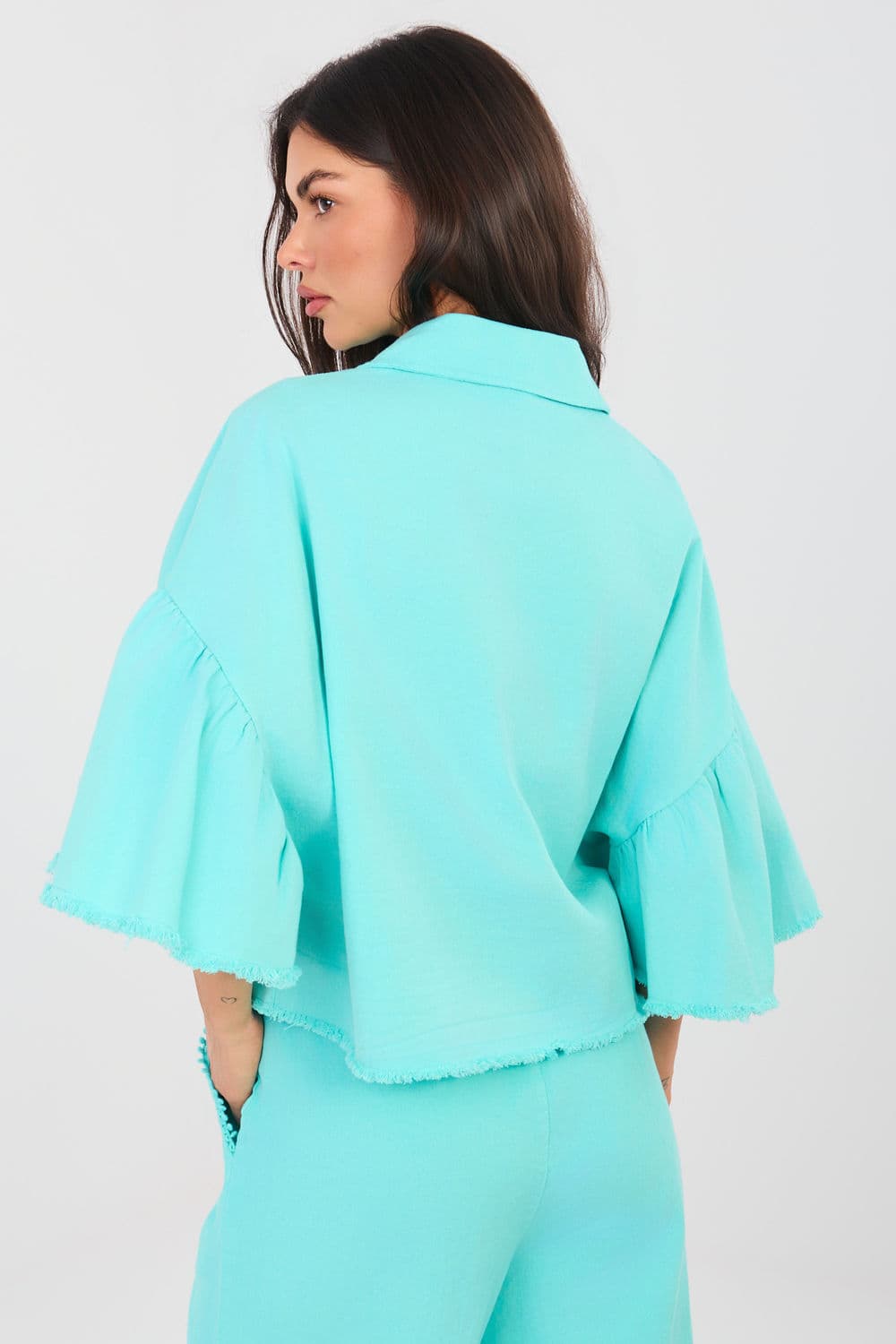 Giacca di jeans model 223630 Rue Paris - Miniatura 3