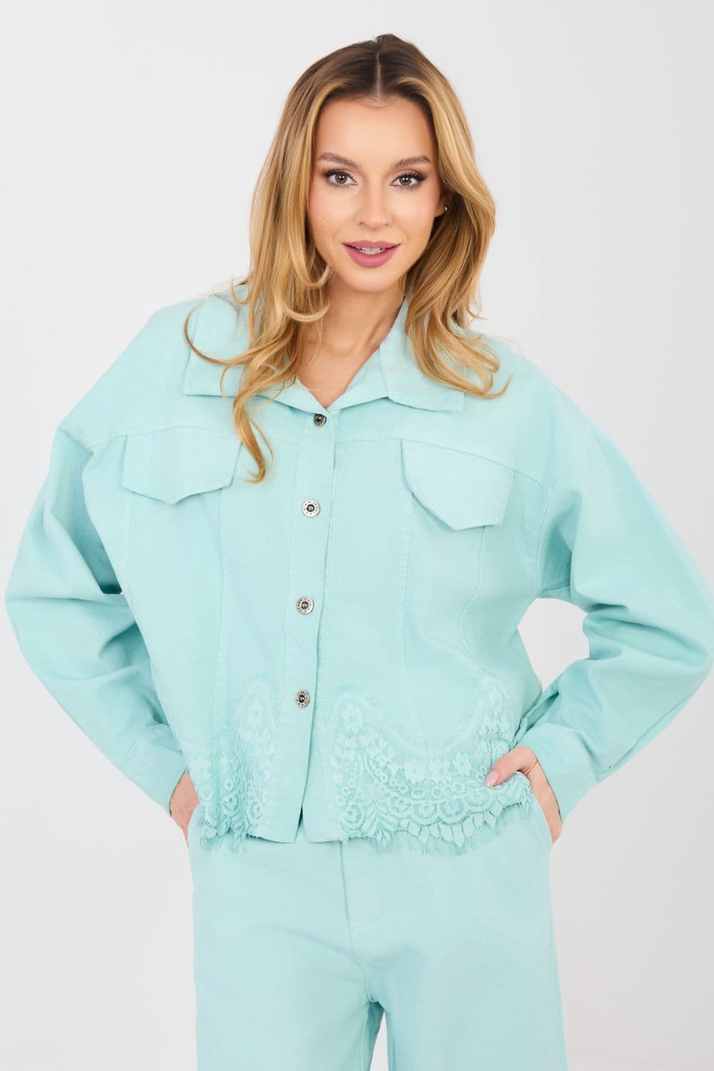 Giacca di jeans model 223945 Rue Paris - Miniatura 4