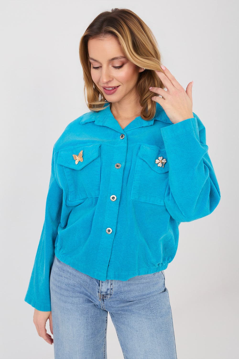 Giacca di velluto a coste model 224985 Rue Paris