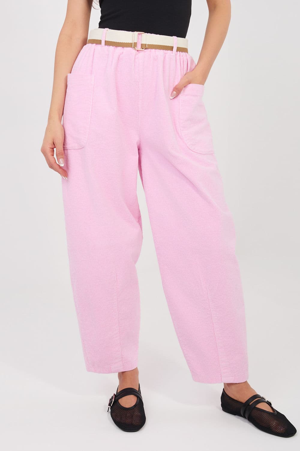Pantaloni in velluto model 225099 Rue Paris - Miniatura 2