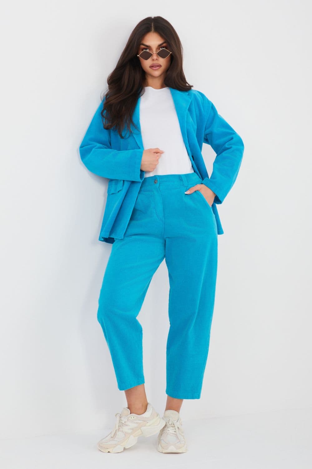 Pantaloni in velluto model 225086 Rue Paris - Miniatura 4