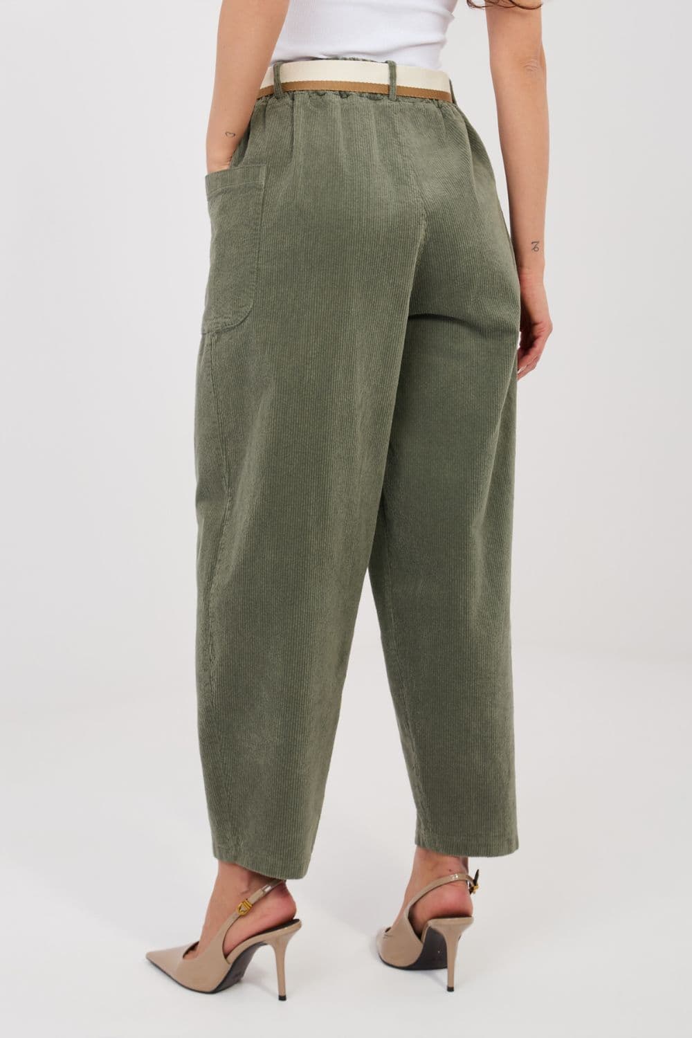 Pantaloni in velluto model 225094 Rue Paris - Miniatura 4