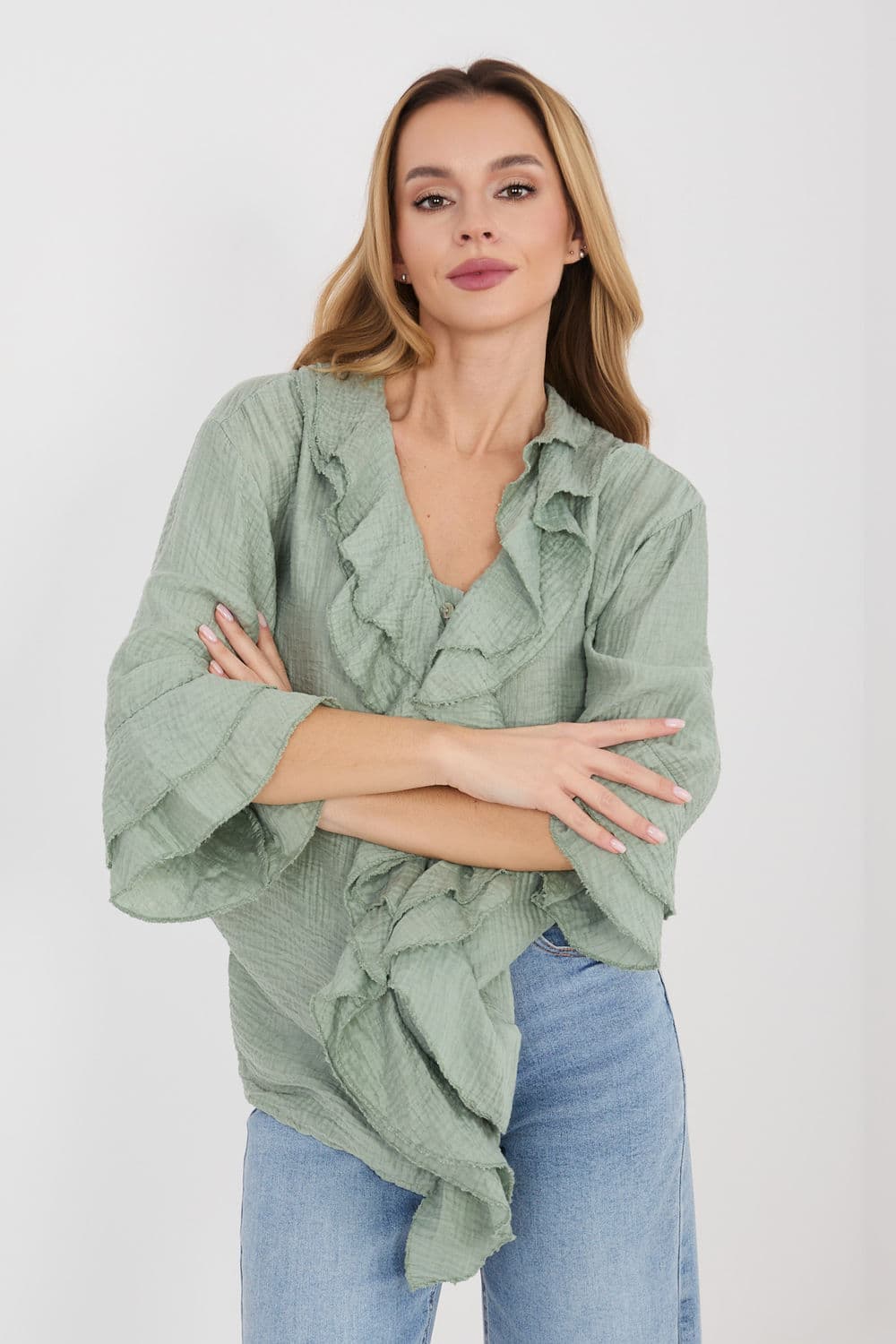 Camicia a manica lunga  model 225521 Italy Moda
