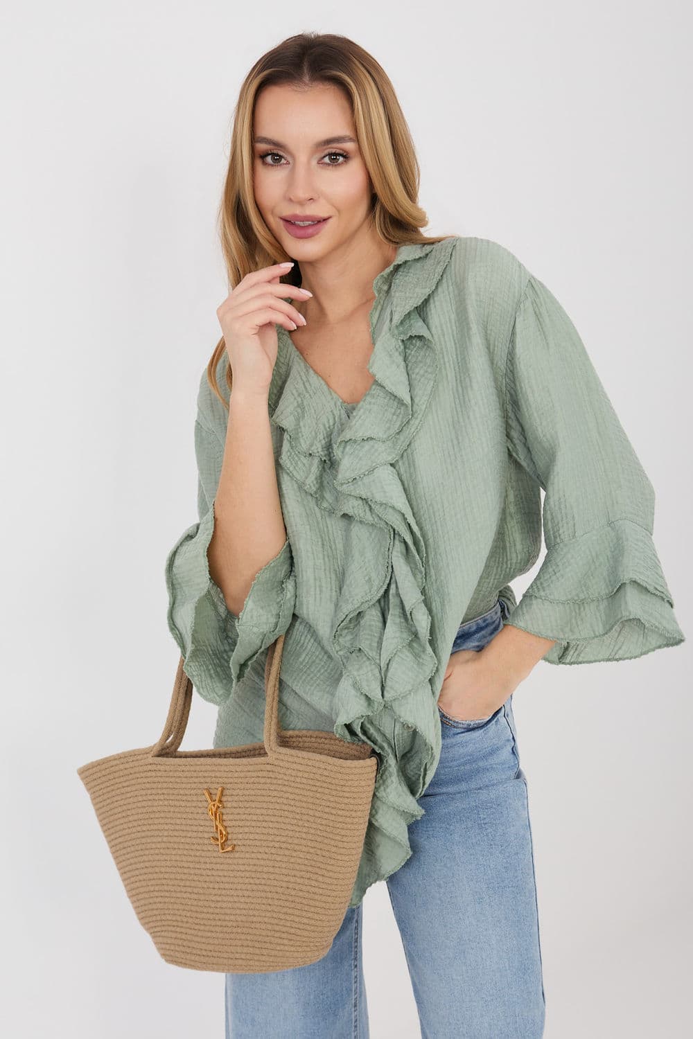 Camicia a manica lunga  model 225521 Italy Moda - Miniatura 4