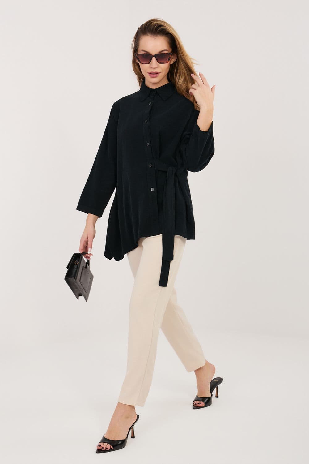 Camicia a manica lunga  model 225888 Rue Paris - Miniatura 2