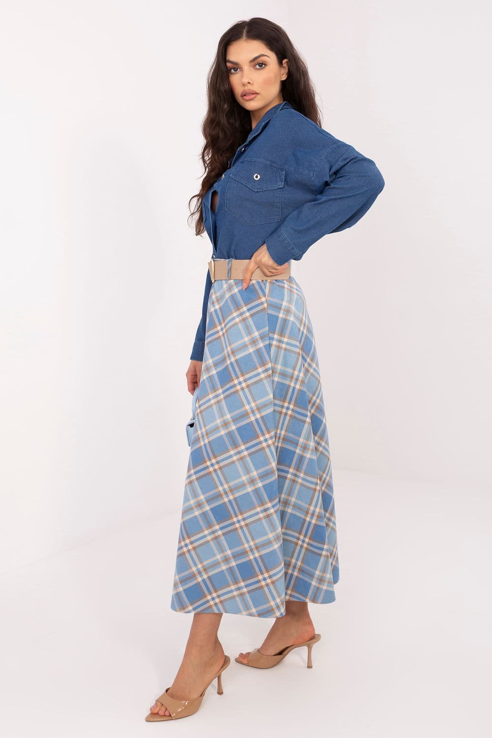 Gonna lunga model 226010 Italy Moda - Miniatura 2