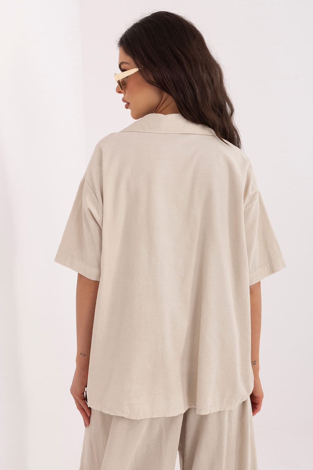 Camicia a manica corta model 226019 Italy Moda - Miniatura 3