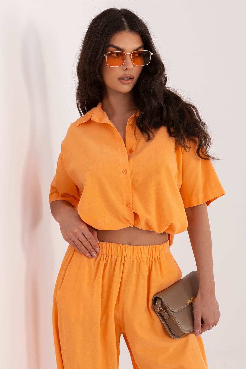 Camicia a manica corta model 226022 Italy Moda