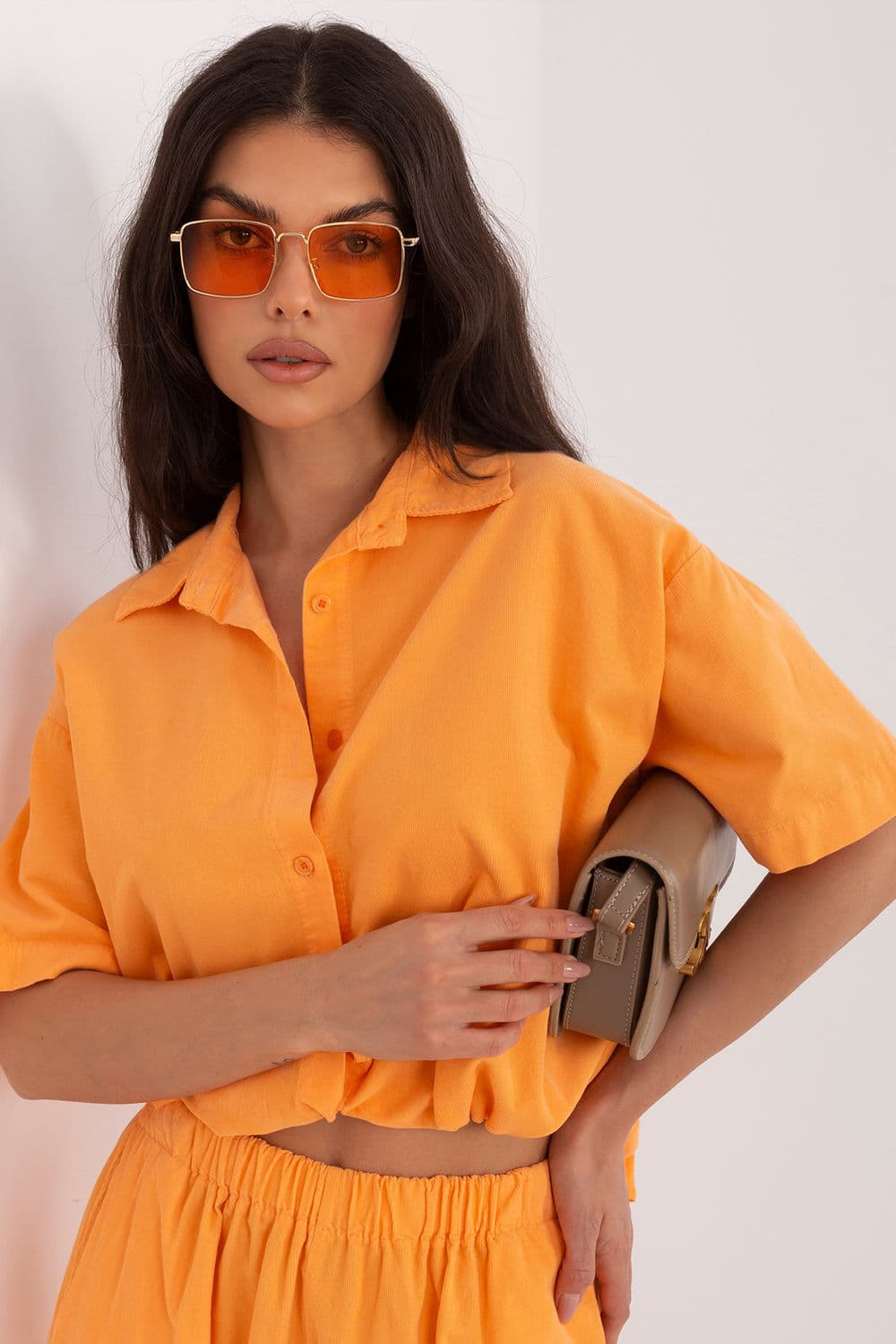 Camicia a manica corta model 226022 Italy Moda - Miniatura 4