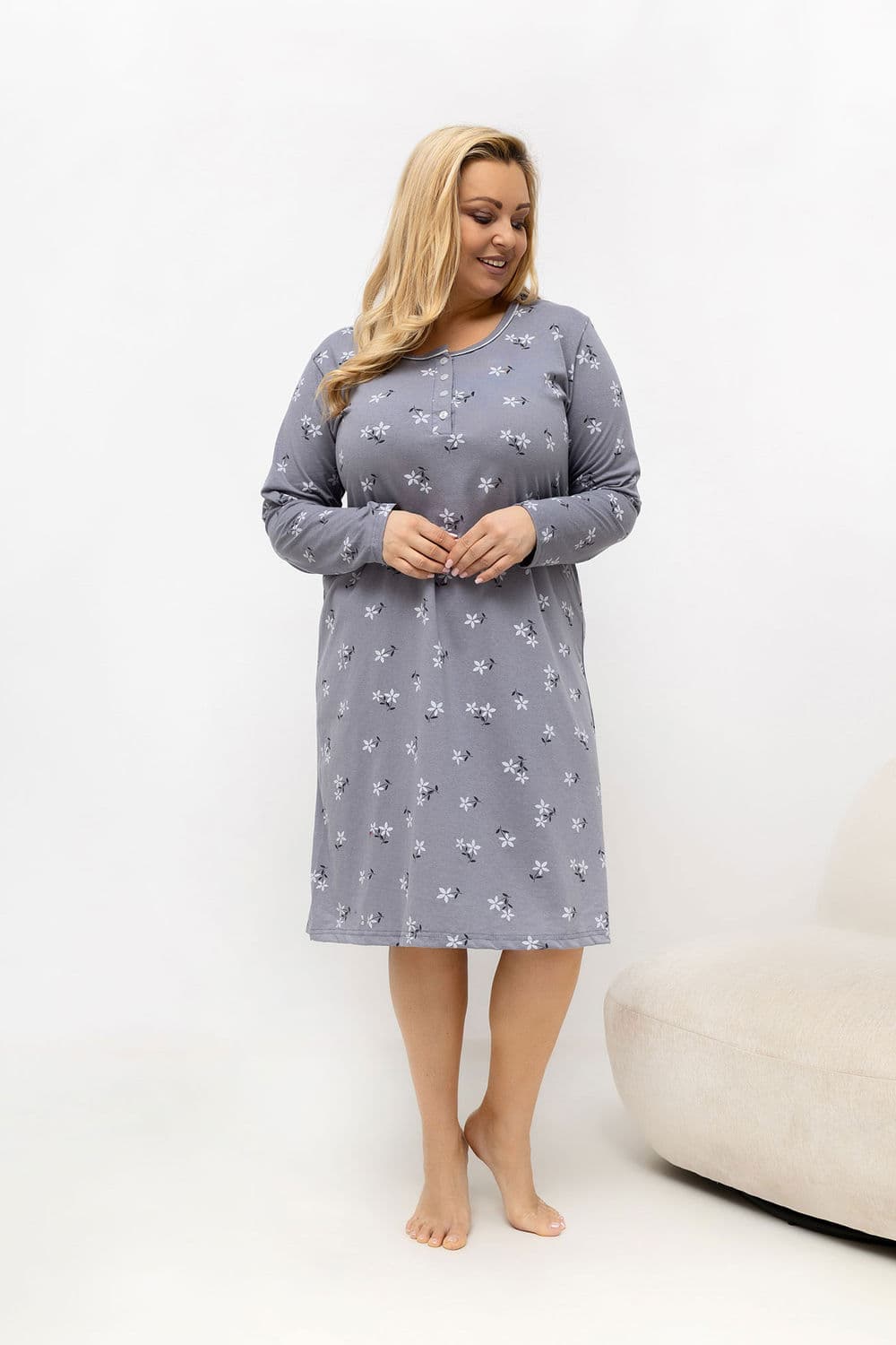 Camicia da notte Plus Size model 226134 Forever Pink