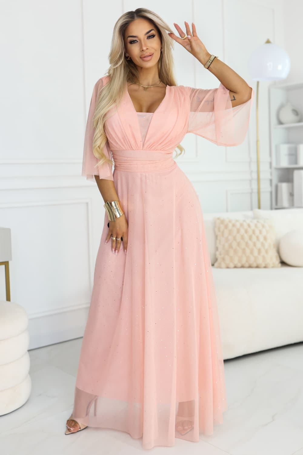 Vestito lungo model 227117 Numoco