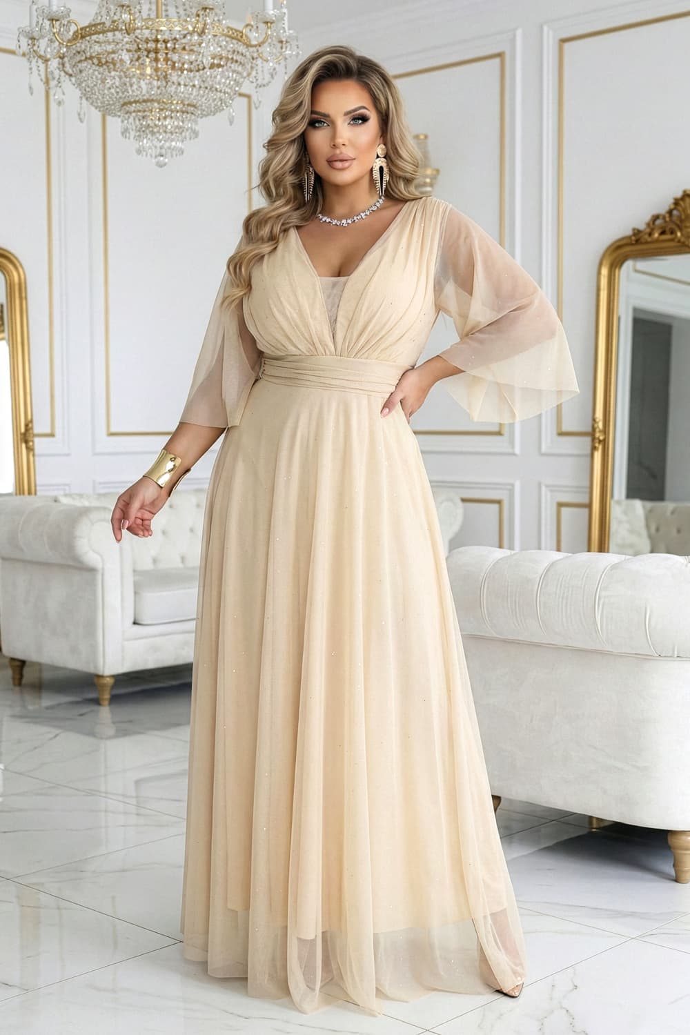 Vestito lungo model 227124 Numoco