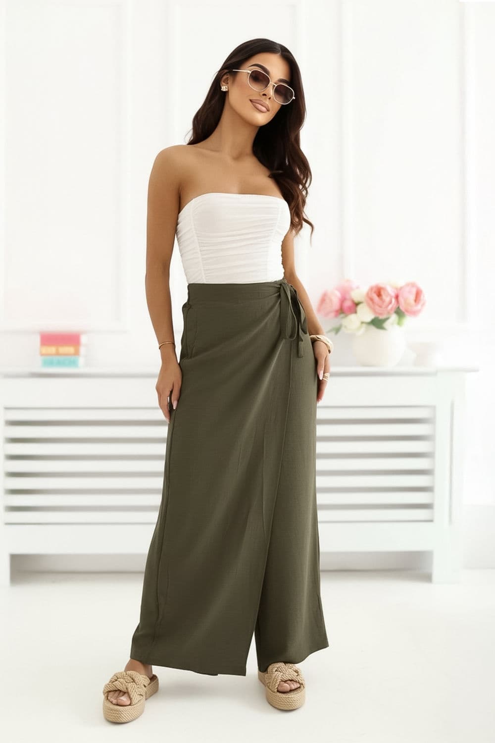 Pantaloni da donna model 227184 Factory Price - Miniatura 2