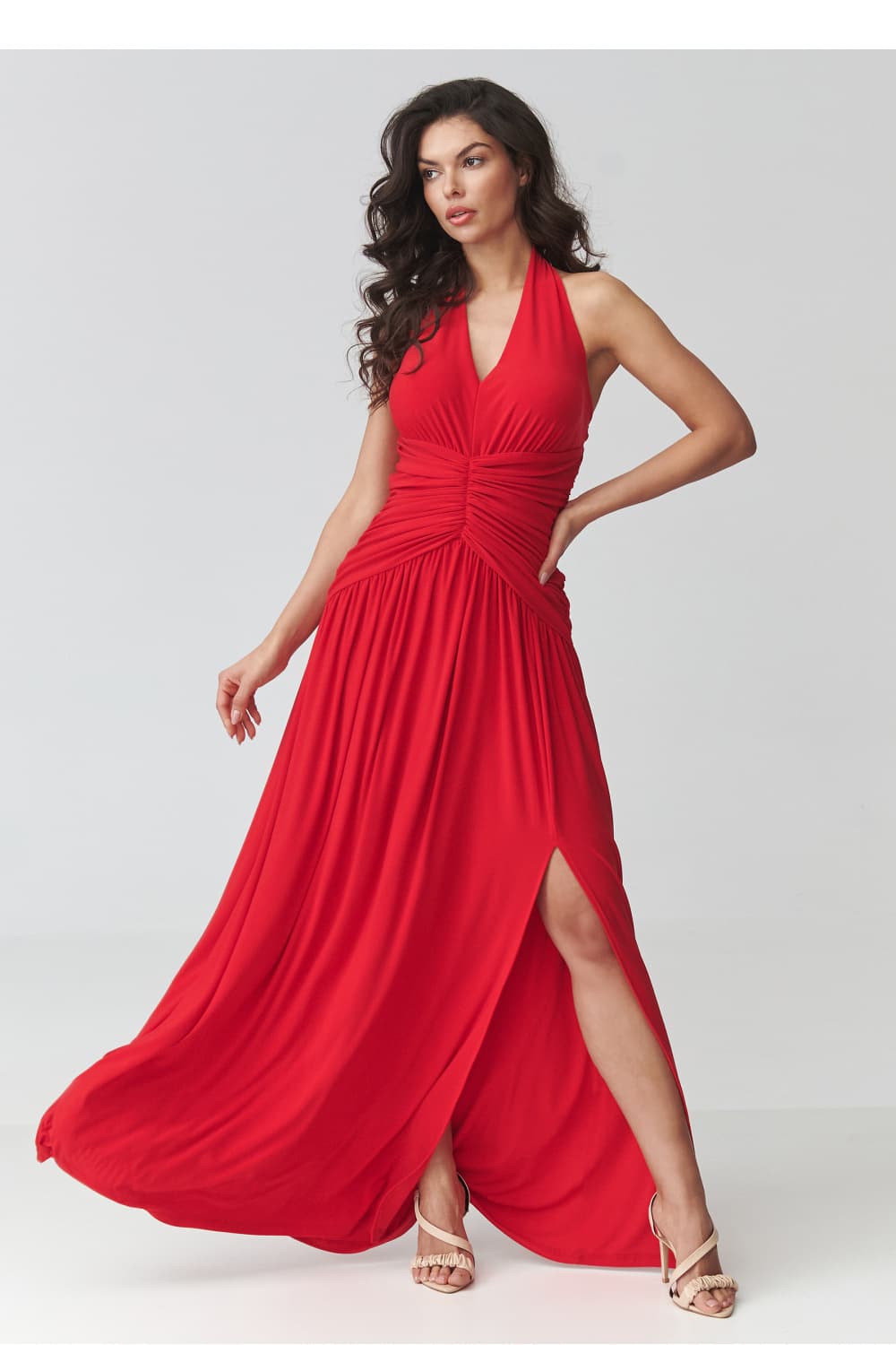 Vestito lungo model 228321 Makadamia - Miniatura 2