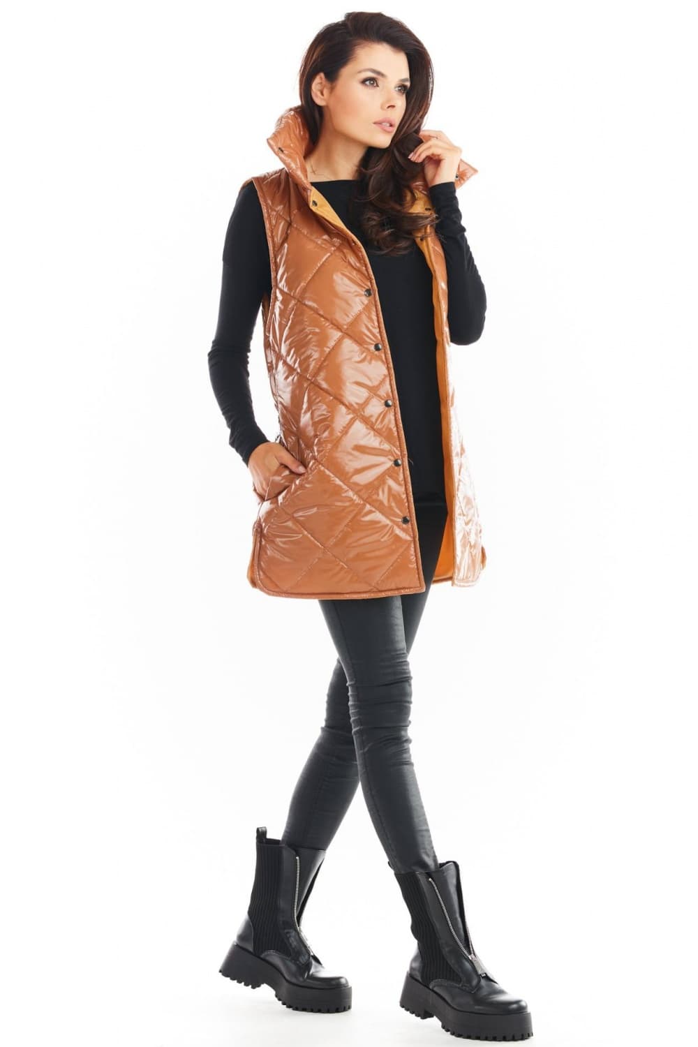 Gilet model 149798 awama - Miniatura 3