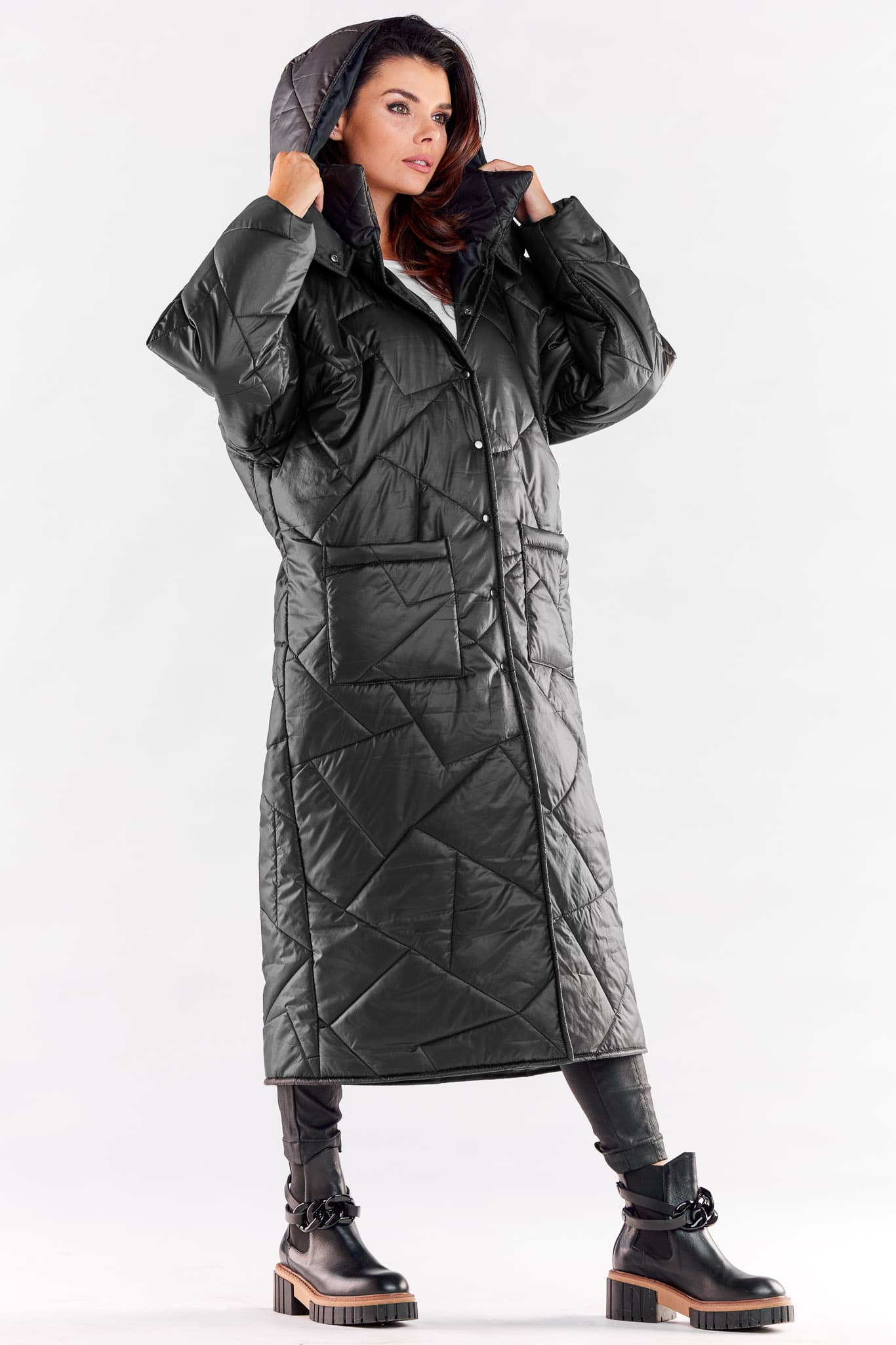 Cappotto model 173881 awama - Miniatura 2