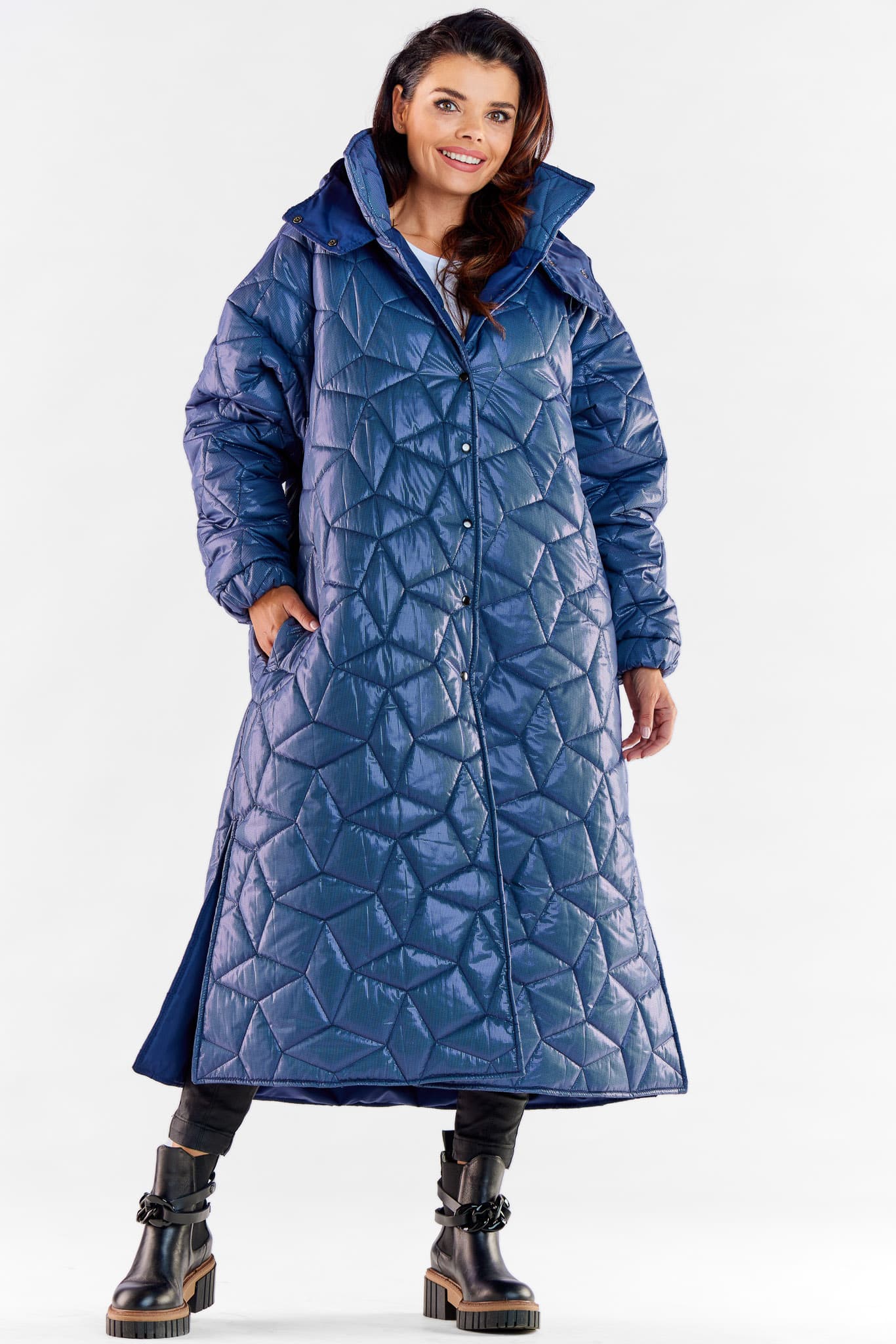 Cappotto model 173888 awama - Miniatura 2