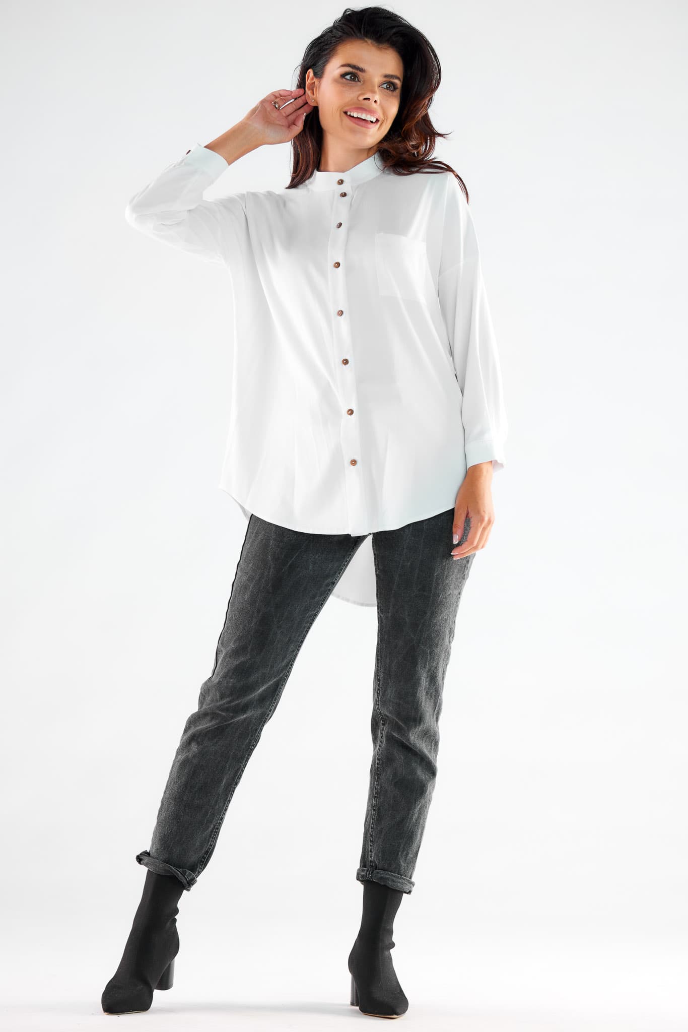 Camicia a manica lunga  model 173921 awama - Miniatura 2