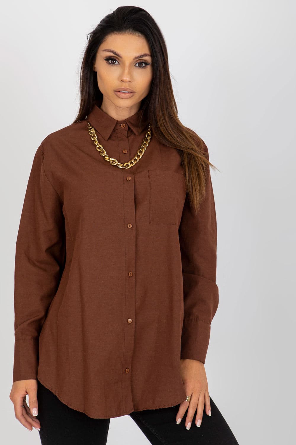Camicia a manica lunga model 184959 Factory Price