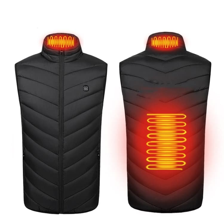 Gilet termico riscaldato elettrico USB a controllo singolo a 2 zone