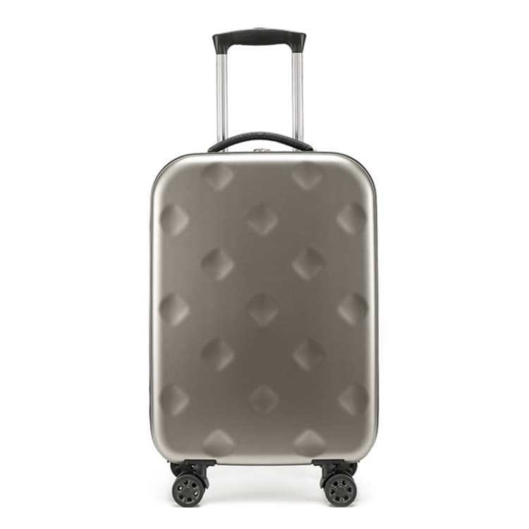 20 inch Foldable Portable Universal Wheel Trolley Luggage Suitcase, with Combination Lock(Grey)